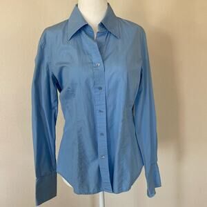 Blue Ann Taylor blouse size M